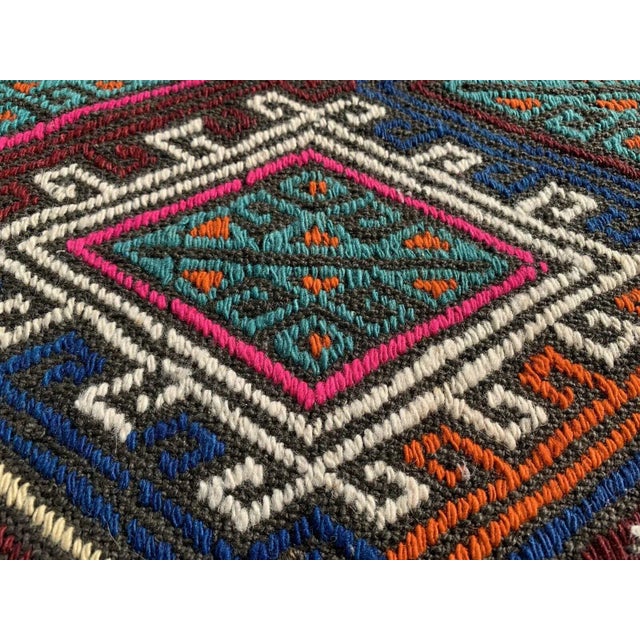 1960s Traditional Turkish Kilim Rug For Sale - Image 5 of 11