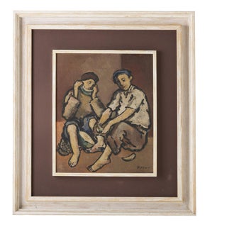 Pinho Diniz, Figurative Scene, Oil Painting For Sale