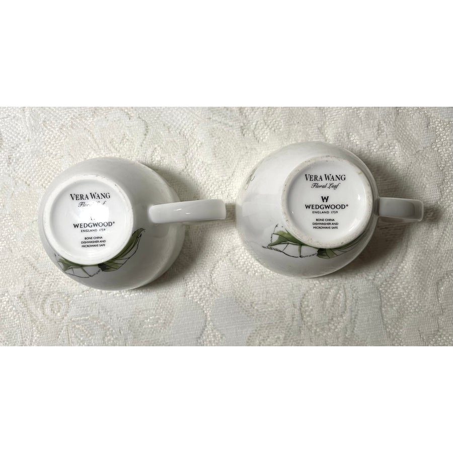 Wedgwood Vera Wang Floral Leaf Mug - Set of 2, Green