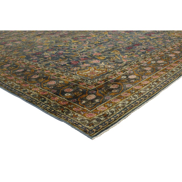 Traditional Late 19th Century Indian Agra Rug, 09'09 X 19'08 For Sale - Image 3 of 10