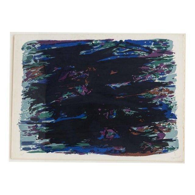 Alfred Manessier, Abstract Composition, 1975, Lithograph For Sale