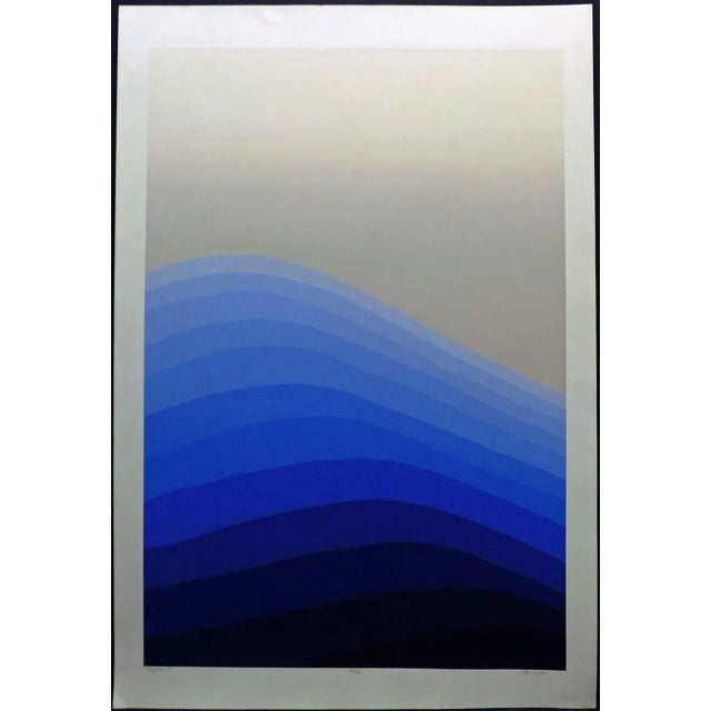 Paper 1980s Jim Boutwell "Inceptions I" Hand Signed and Numbered Art Serigraph Print For Sale - Image 7 of 8