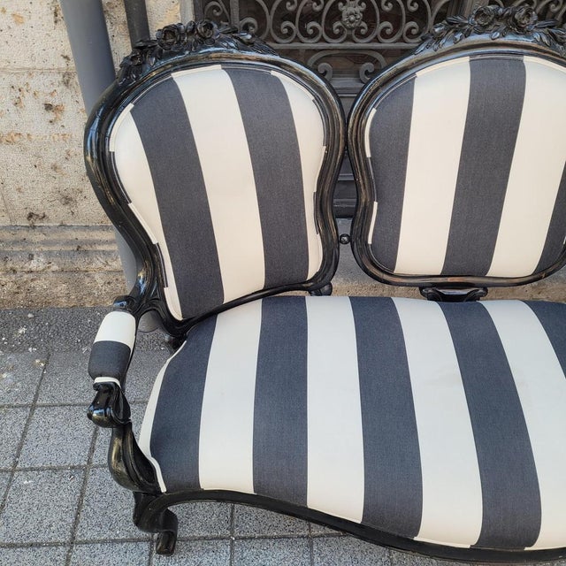 Antique Napoleon III Sofa, 1890s For Sale - Image 15 of 18