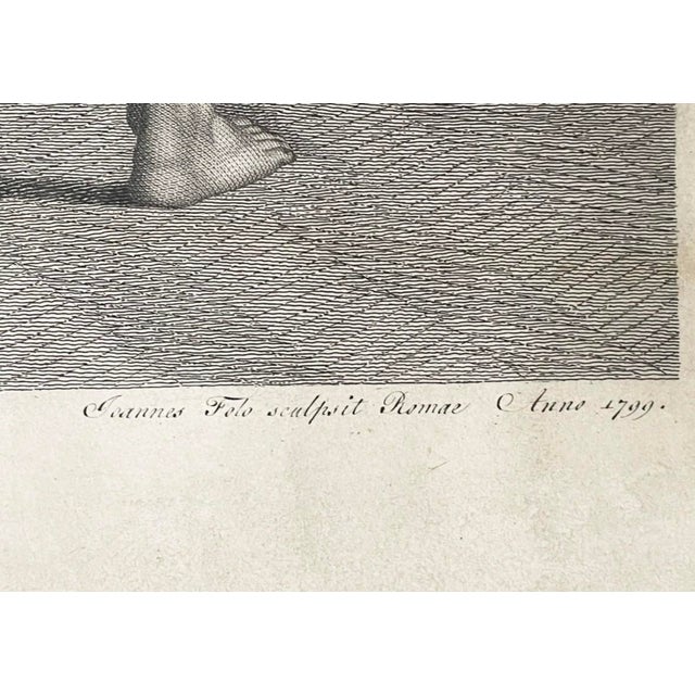 Sculpture Materials 1799 Italian Copperplate Engraving of the Martyrdom of Saint Andrew After Domenichino For Sale - Image 7 of 11