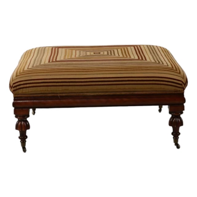 Late 20th Century Henredon Ottoman For Sale