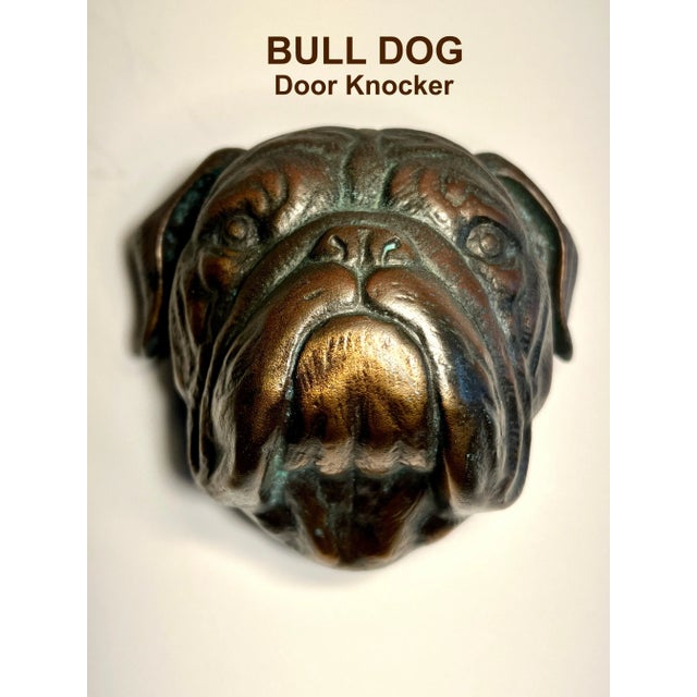 Mid 20th Century Mid 20th Century Solid Bronze Door Knocker For Sale - Image 5 of 12