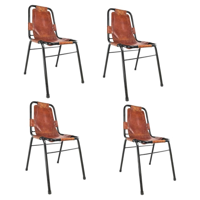 Bauhaus Stacking Les Arcs Chair attributed to Charlotte Perriand, 1960s For Sale - Image 13 of 13