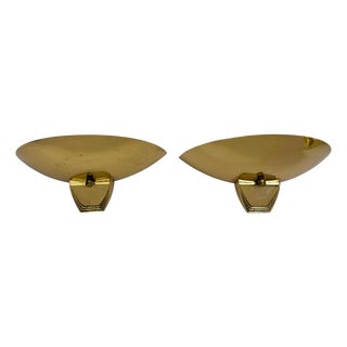 Art Deco Style Half Moon Geometric Wall Lights, 1970, Set of 2 For Sale