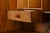 Wood Antique Victorian Carved Oak Side-by-Side Bookcase With Drop Front Secretary Desk, Circa 1900 For Sale - Image 7 of 12