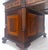 Large Double Pedestal Embossed Leather Top Mahogany Partners Desk MINT For Sale - Image 11 of 14