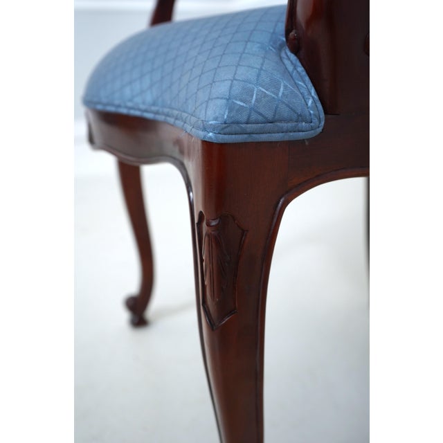 Pair of Mahogany Ribbon Back Armchairs For Sale - Image 16 of 18