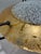 Early 21st Century Vintage H. A. Framburg Brocatto 3-Light Semi-Flush Mount Featuring Italian Lace Glass-Bronze and Gold For Sale - Image 5 of 7