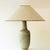 Blue Green Ceramic Floor Table Lamp with Silk Shades attributed to R. Houben, 1970 For Sale - Image 4 of 12