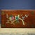 Vintage Chinese Rosewood Jewelry Box With Mother-of-Pearl Floral Inlay For Sale - Image 4 of 9