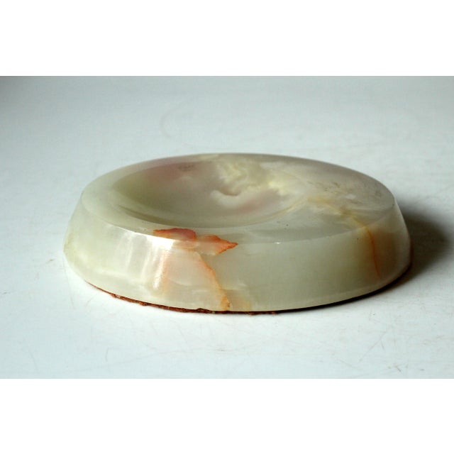Mid-Century Modern 1960s Vintage - Old Onyx Ashtray, Onyx Jewelry Tray For Sale - Image 3 of 7