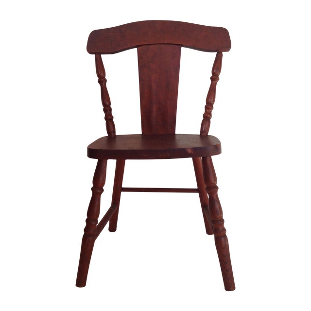 Childs Wooden Chair Chairish
