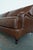 Animal Skin Ballard Designs Wynne Leather Sofa For Sale - Image 7 of 16