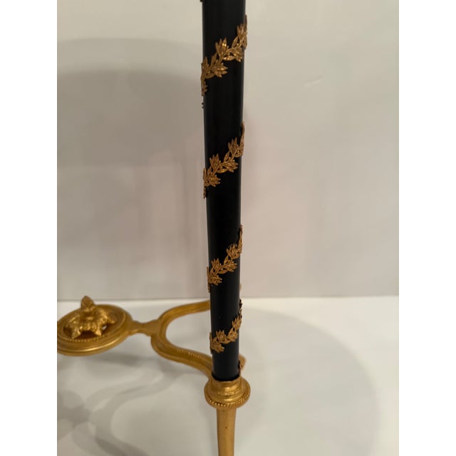 19th Century Bronze Mounted Gueridon Table With Marble Top For Sale In Philadelphia - Image 6 of 13