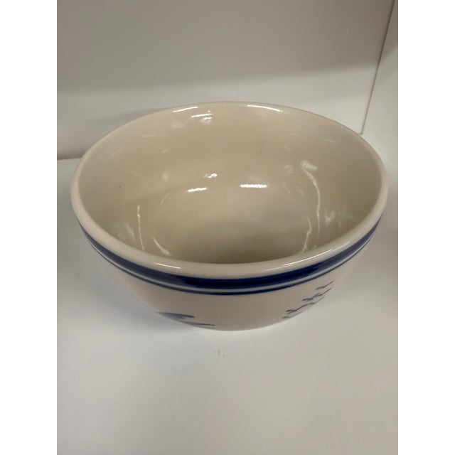 Vintage Delft Blue Scenic Bowl For Sale In Milwaukee - Image 6 of 6