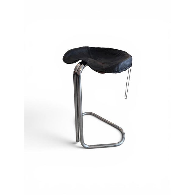 Rodney Kinsman Stainless Tractor Stool by Rodney Kinsman for O.M.K, 1970s For Sale - Image 4 of 6
