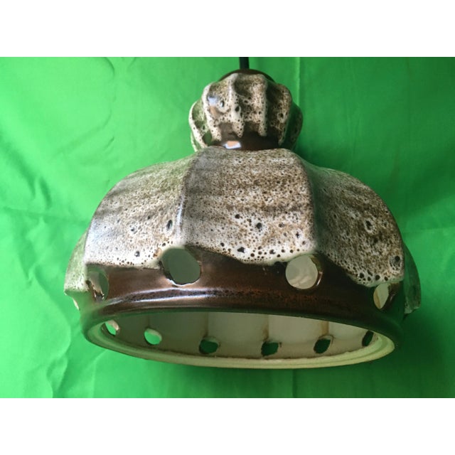 Ceramic Ceiling Lamp, 1970s For Sale - Image 8 of 11