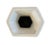 Large Hexagonal Yellow Baluster Vase by United Wilson, 1980s For Sale - Image 10 of 13