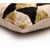 Gold Geometric Silk Velvet Pillow 20x20 | Handmade Luxury Designer Cushion For Sale In San Francisco - Image 6 of 7