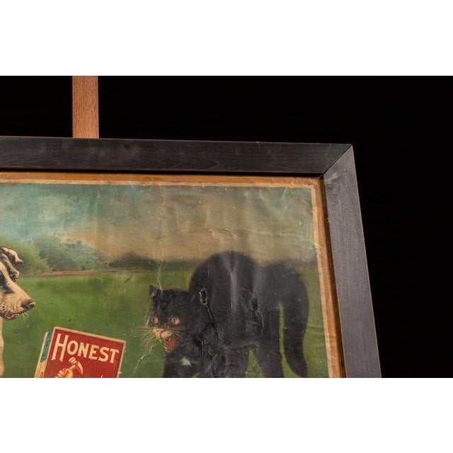 American Early 20th Century "Honest Scrap" Chewing Tobacco Framed Print Ad For Sale - Image 3 of 8