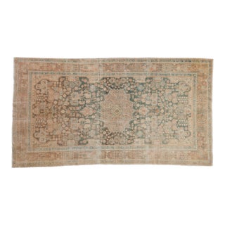 Vintage Fine Distressed Hamadan Rug Runner - 5'7" x 10'10" For Sale