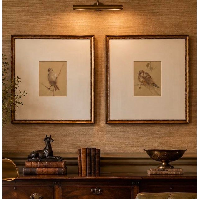 Beautiful pair of framed artworks by The Natural Light, sourced through the High Point design trade market. Each...