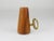Mid-Century Straw Holder & Corkscrew in Walnut & Brass attributed to Carl Auböck, Austria, 1950 For Sale - Image 3 of 17