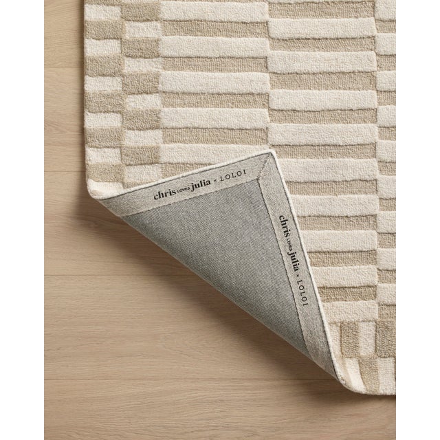 2020s Chris Loves Julia x Loloi Bradley Ivory / Beige 2'-6" x 7'-6" Runner Rug For Sale - Image 5 of 6