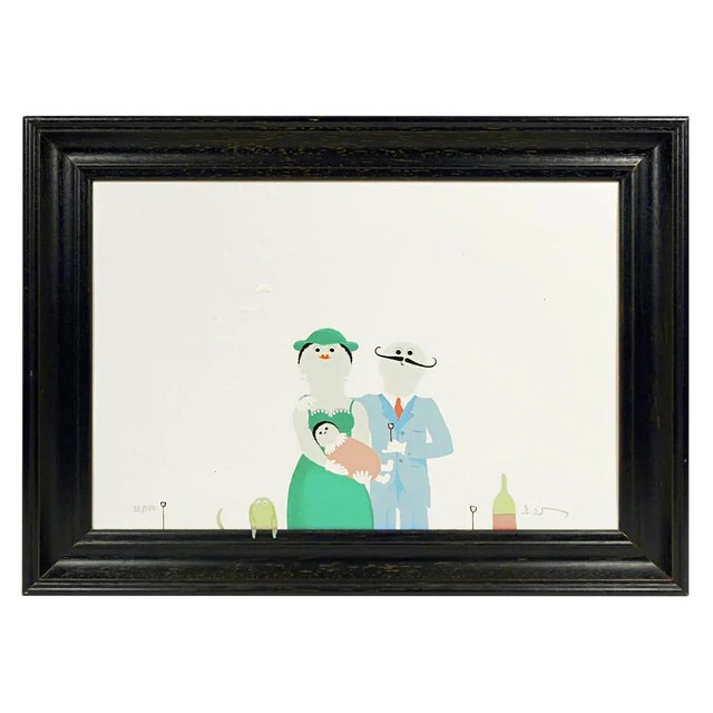 Mid-Century German Paintings from Barbara Oldenburg, Set of 5 For Sale - Image 6 of 16