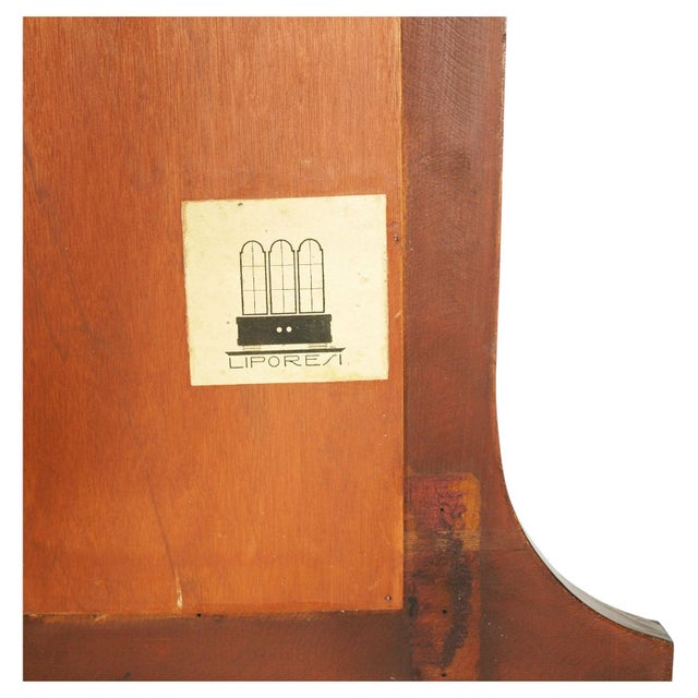 Venetian Inlaid Walnut Mirror with Rococo Marquetry from Bassanos Ebanistery, 1890s For Sale - Image 6 of 10