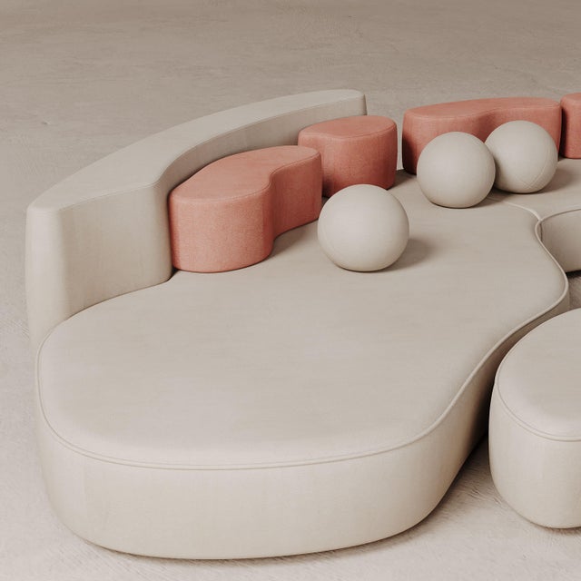Contemporary Mood Sofa by Malabar For Sale - Image 3 of 16