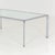 Exceptional 1980s Italian coffee table with a minimalist Bauhaus-inspired design and strong architectural character. The...