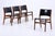 Mid-Century Danish Model 89 Chairs in Teak and Leatherette by Erik Buch, Set of 4 For Sale - Image 14 of 14