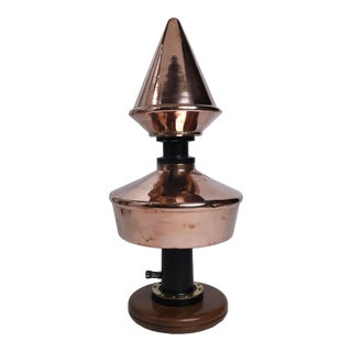 1970s Large Nautical Copper Sculpture, Originally Part of a Ship's Antenna For Sale