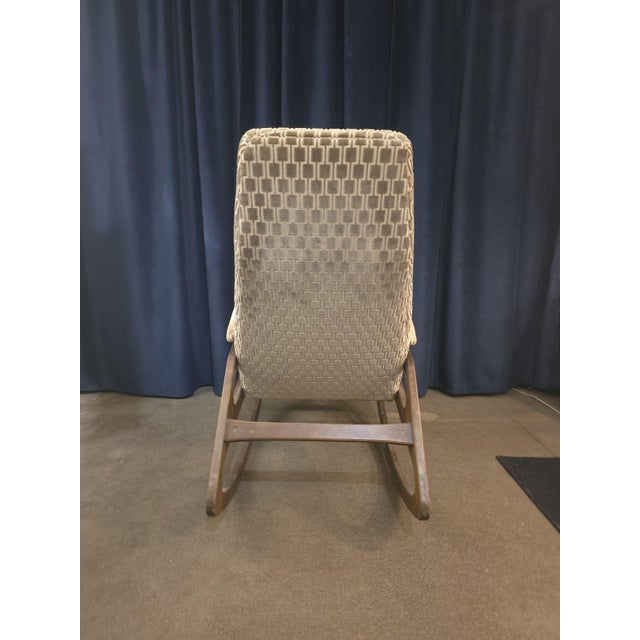 Rocking Chair by Krásná Jizba for Uluv, 1960s For Sale - Image 4 of 7