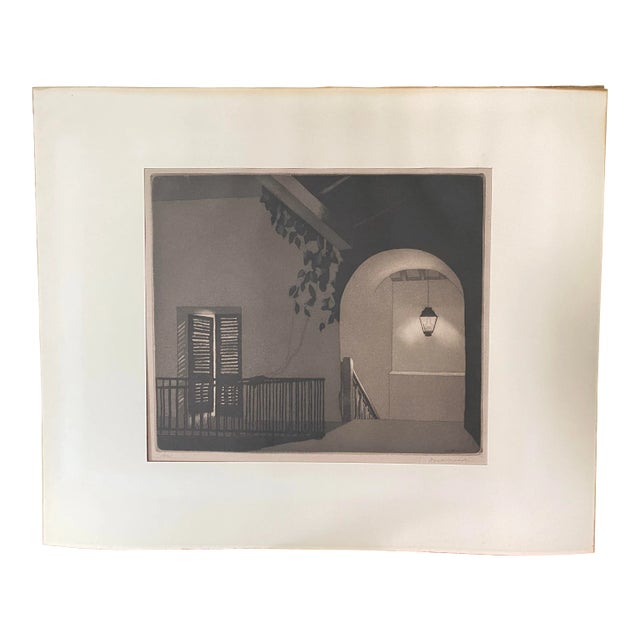 1936 Doel Reed Southwest Aquatint Etching For Sale