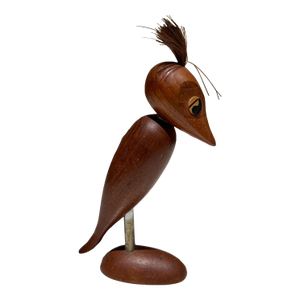 Bird Corkscrew Bottle Opener Arne Basse Mid Century Danish Modern in Teak