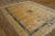 Contemporary 1980s Beige Floral Open Field Large Scale Vintage Chinese Peking Knotted Rug For Sale - Image 3 of 12