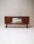 Mid-Century Modern Danish Highboard with Bar and Tambour Doors in Kingwood, 1960s For Sale - Image 3 of 18