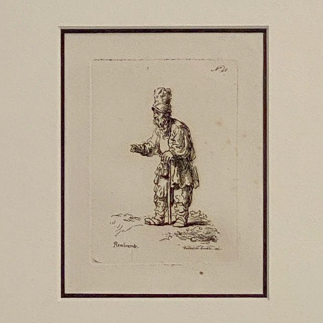 Rembrandt Etching #40, by Francesco Novelli.