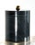 1980's Contemporary Solid Black Marble & Brass Ice Bucket For Sale - Image 4 of 11