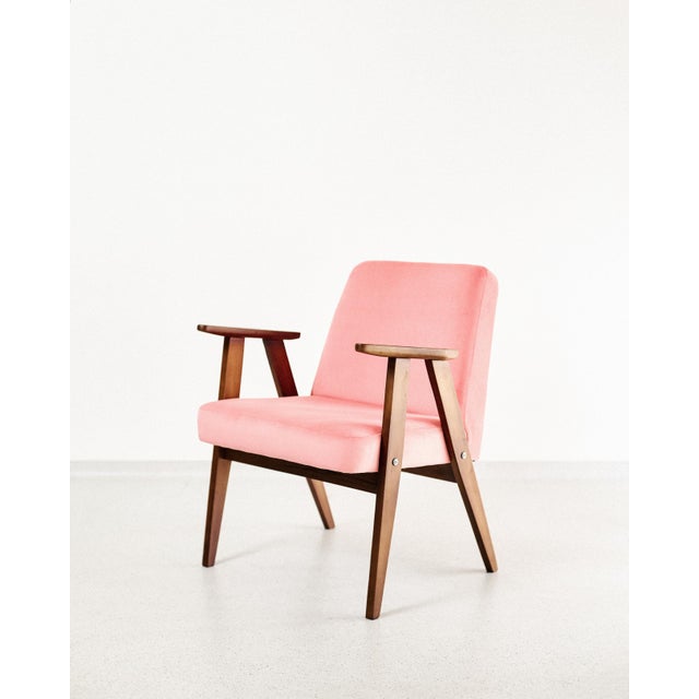 Pink Armchair from Josef Chierowski, 1970s For Sale - Image 4 of 4