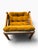 Wood Danish Modern Solid Pine Lounge Armchair | New Canvas Sling & Mustard Velvet Cushion | C. 1970s For Sale - Image 7 of 11