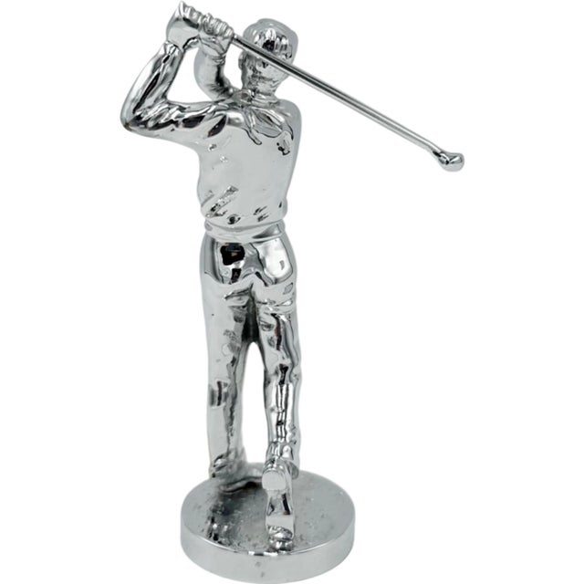 Vintage Louis Lejeune Golfer Car Ornament For Sale - Image 4 of 12