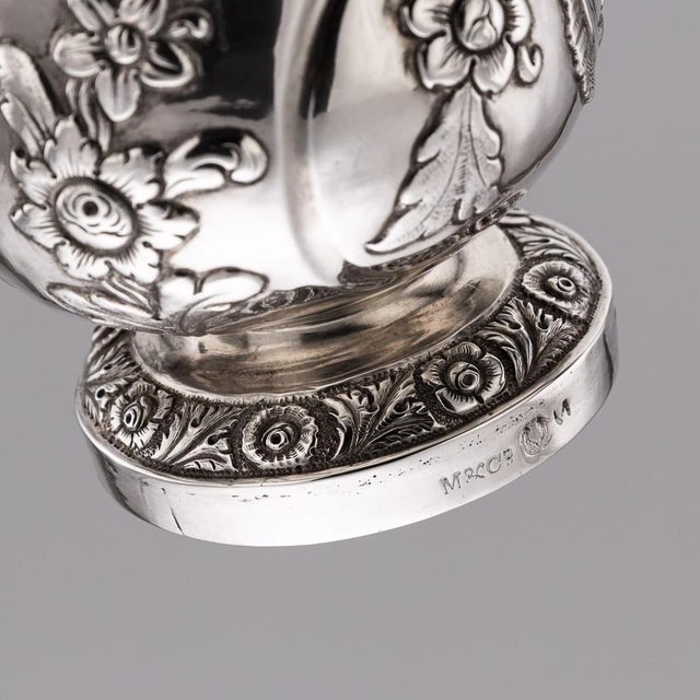Antique 19th Century Indian Colonial Silver Christening Mug, 1860 For Sale - Image 14 of 16
