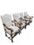 Antique French Henri II Renaissance Revival Carved Walnut Throne Armchairs – 4 For Sale - Image 4 of 11